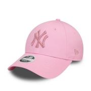 Pink Yankees Metallic Logo Cap