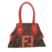 Pre-owned Canvas fendi-tasker