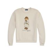 Bear Langærmet Sweatshirt Creme