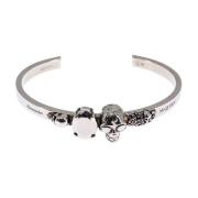 Skull Messing Armbånd Logo Graveret