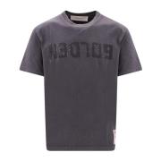 Vintage Logo Print Bomuld T-Shirt