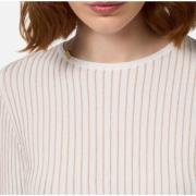 Lurex Ribbet Langærmet Sweater