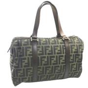 Pre-owned Stof fendi-tasker