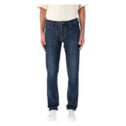 Slim Fit Mørk Vask Denim Jeans