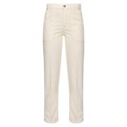 Velour Chinos med Maxi Lommer