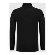 Essentiel Strikvarer Mockneck Sweater Sort