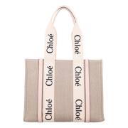 Rosa Linned Woody Tote Taske