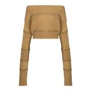 Boat Neck Strik Jumper