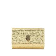 Guld Plaque Clutch Taske