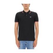 Logo Polo Shirt med Krave