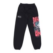 Skull Party Sweatpants Sort Fleece Tracksuit