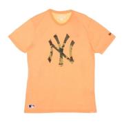 Neon Orange Camo Tee MLB Logo