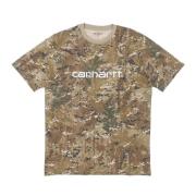 Camo Script Tee Kortærmet T-shirt