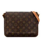 Pre-owned Canvas louis-vuitton-tasker