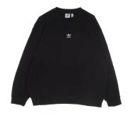 Sort Crewneck Sweatshirt Loungewear Essential