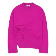 Asymmetrisk Merinoulds rullekrave sweater