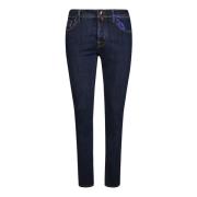 Super Slim Five-Pocket Jeans