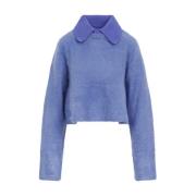 Blå Mohair Sweater AW24