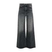 Grå Ditcher Wide Leg Jeans