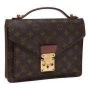 Pre-owned Canvas louis-vuitton-tasker