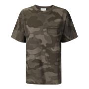 Militær Bomuld T-Shirt