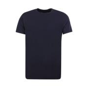 Blå Crew-neck T-shirt og Polo