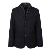 Quilted Down Blazer Jakke