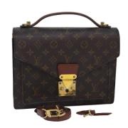 Pre-owned Canvas louis-vuitton-tasker