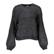 Chic Pullover med Kontrastdetaljer