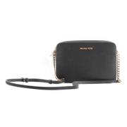 Saffiano Læder Crossbody Taske