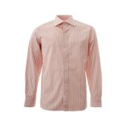 Elegant Pink Cotton Shirt til Mnd