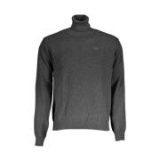 Elegant Rollneck Sweater med Broderet Logo