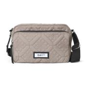 Quiltet Crossbody Taske med Lommer