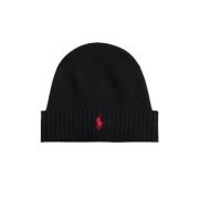 Varm Ribstrikket Beanie Hat