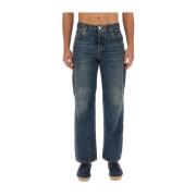 Klassiske Straight Fit Bomuld Jeans