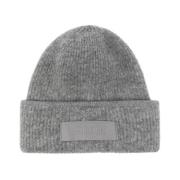 Grå Uld Alpaca Blanding Beanie