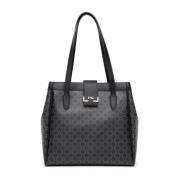 Sort Shopper Monogram Taske