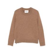 Rund Hals Kamel Sweater Ludma