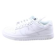 Triple White Dunk Low Sneakers