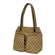 Pre-owned Canvas gucci-tasker