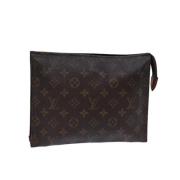 Pre-owned Coated canvas louis-vuitton-tasker