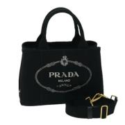 Pre-owned Canvas prada-tasker