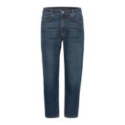 Mommy High Tapered Jeans Mørkeblå