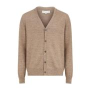 Taupe Brun Uldstrik Sweater