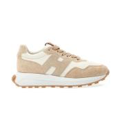 Beige Løbesko Sneakers Stilfuld Behagelig