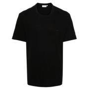 Bomuld Linned T-Shirt Sort