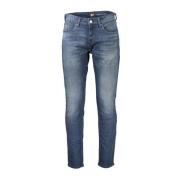 Blå Slim Tapered Bomuldsjeans