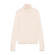 Finstrikket rullekrave sweater