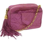 Pre-owned Satin chanel-tasker