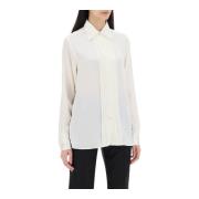 Silke Charmeuse Bluse Skjorte